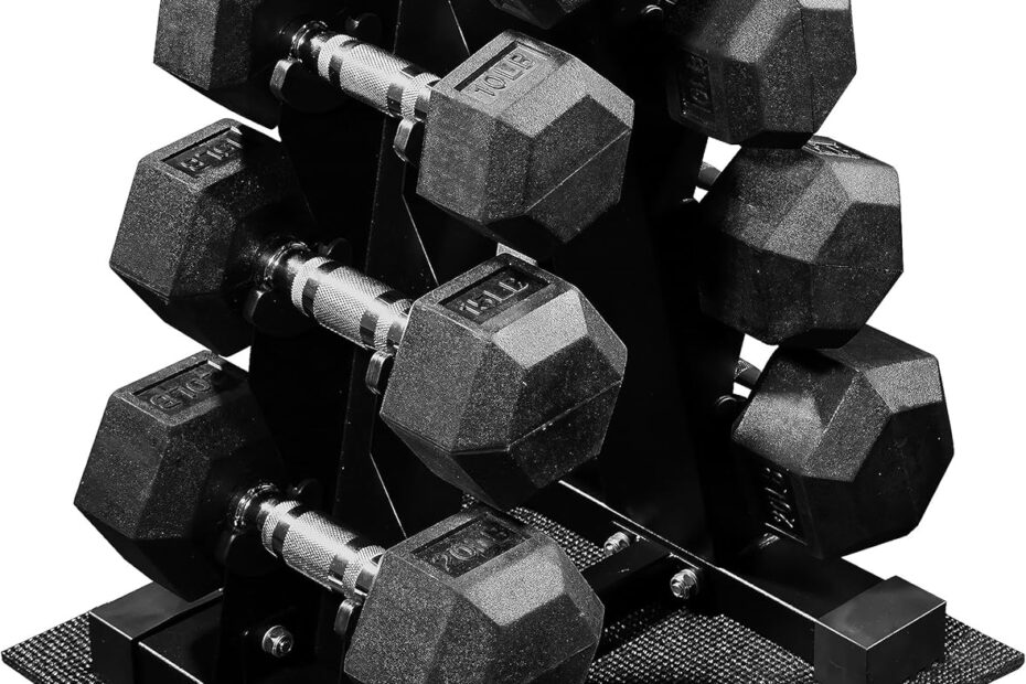 Elevate Your Workout: A Review of the Premium Rubber Coated Hex Dumbbell Weight Set