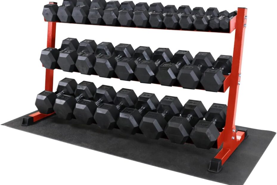 Elevate Your Workout: WF Athletic Supply Rubber Coated Hex Dumbbell Set Review