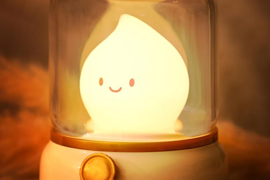 Enchanting Glow: The Perfect Flameless Candle Lamp for Kids' Rooms