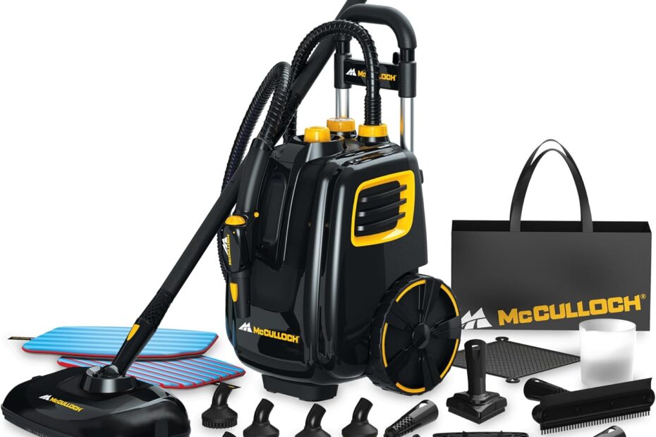 Experience a Deep Clean: McCulloch MC1385 Deluxe Canister Steam Cleaner Review