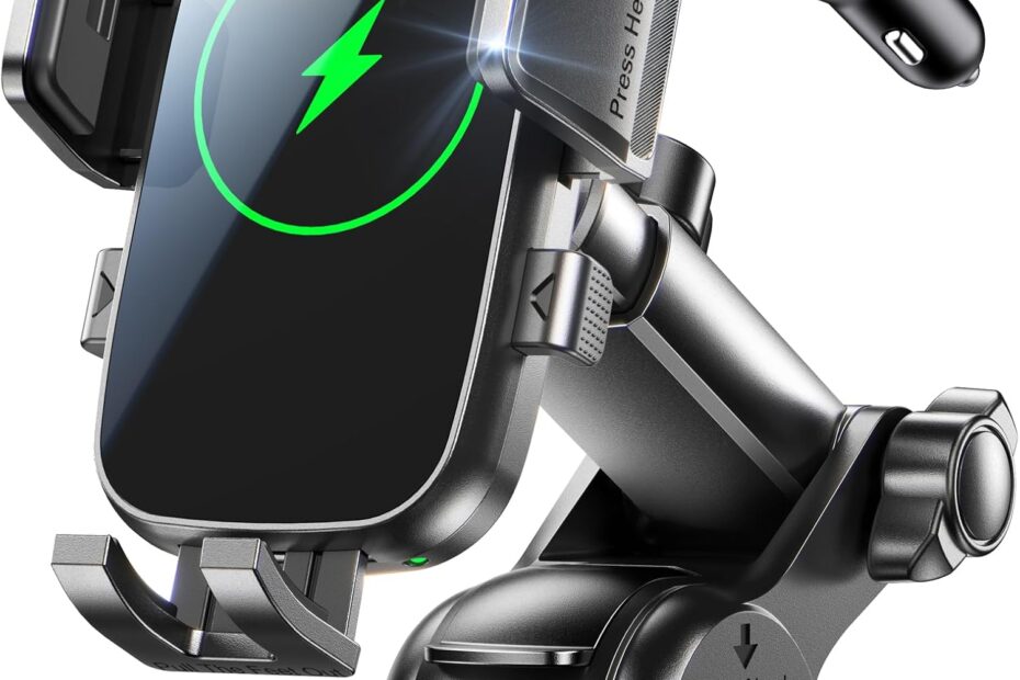 Fast Charge & Mount: The Best Wireless Car Charger for Your iPhone & Galaxy!