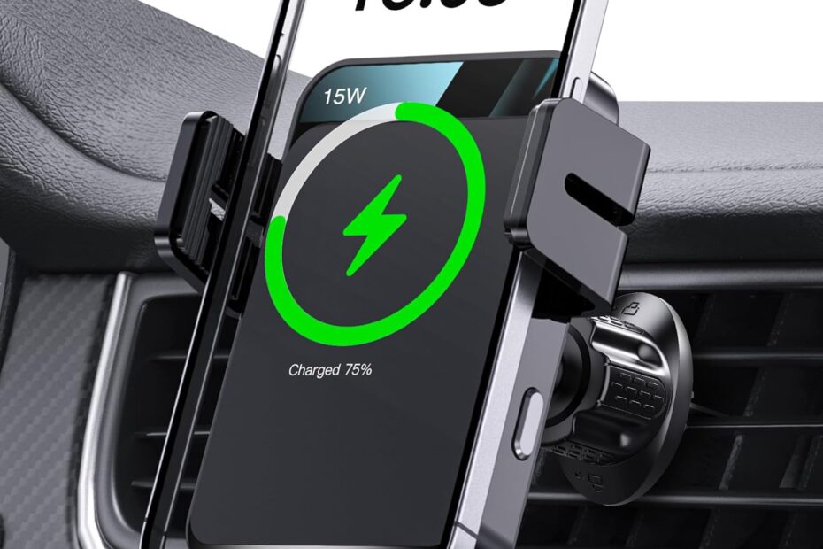 Fast & Convenient: MOKPR Wireless Car Charger Review