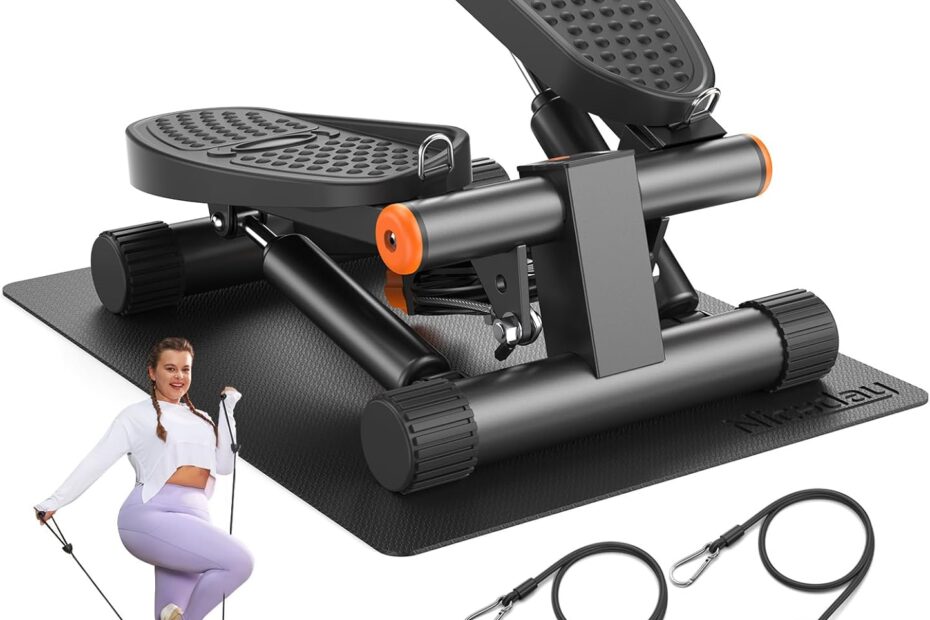 Get Fit at Home: Niceday Mini Stair Stepper Review with Resistance Bands