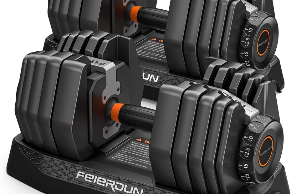 Get Fit Fast: FEIERDUN Adjustable Dumbbell Set Review