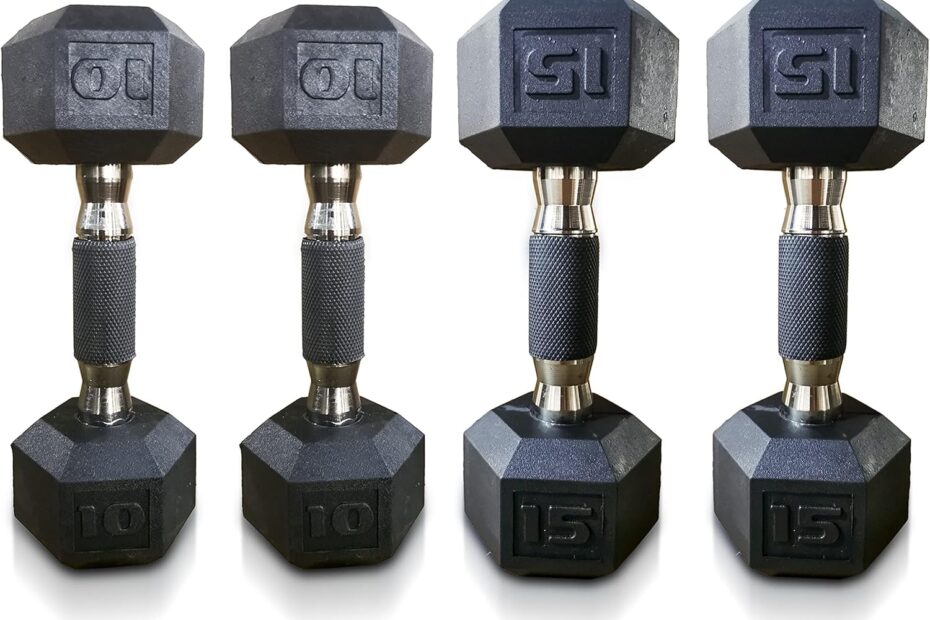 Get Fit with the CAP 50 lbs Coated Dumbbell Set: Your Ultimate Workout Companion!