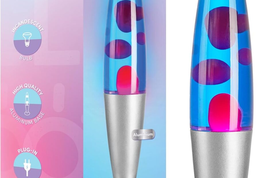Ignite Your Space: The 16" Volcano Rocket Glow Lamp Review!