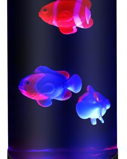 Illuminate Calm: EDIER Moving Fish Lamp for Stress Relief & Sensory Play