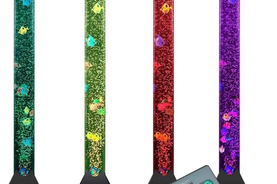Illuminate Joy: The EDIER Fish Bubble Tube for Sensory Bliss