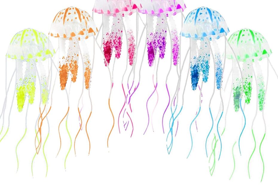 Illuminate Your Aquarium: Vibrant Jellyfish Decorations That Glow!