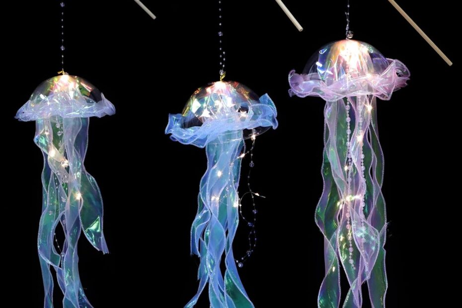 Illuminate Your Celebrations: 3pcs Colorful Jellyfish Lanterns for Magical Party Nights!