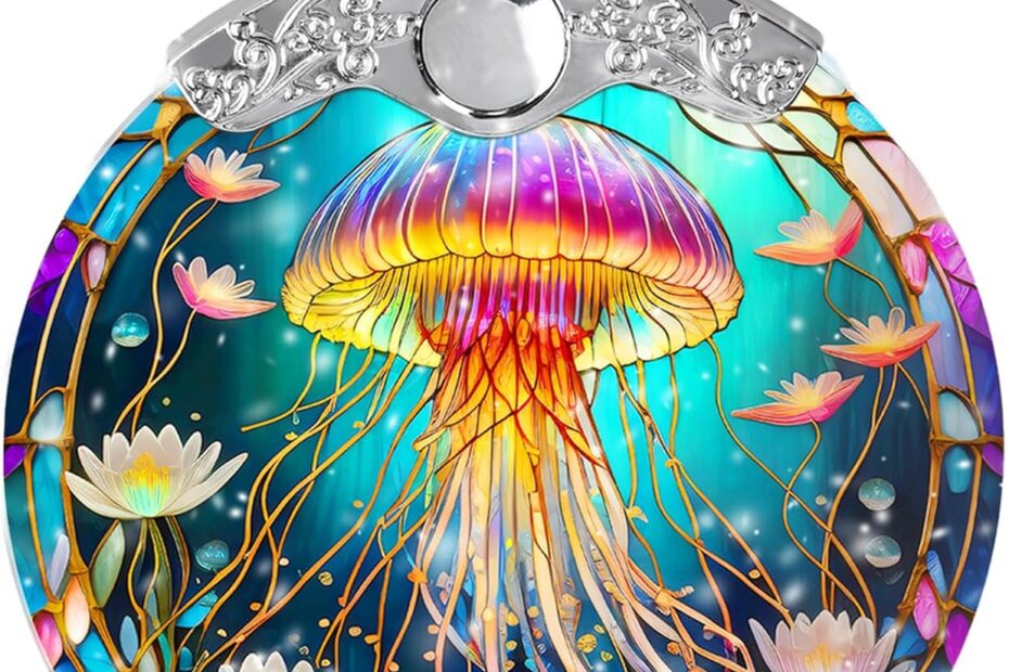 Illuminate Your Holidays: Reviews of the Stained Glass Jellyfish Suncatcher