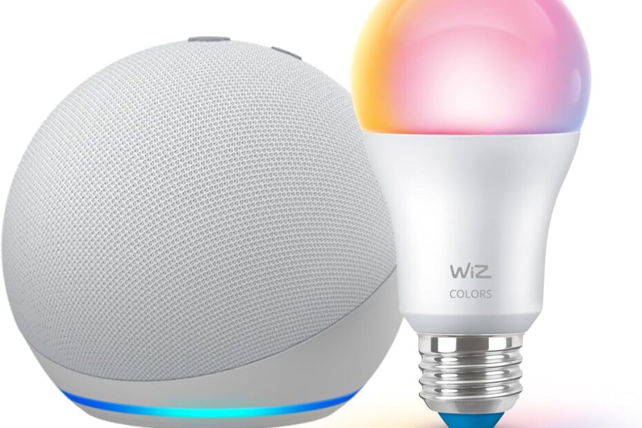 Illuminate Your Home: Review of the Amazon Echo Dot with WiZ Smart Color Bulb
