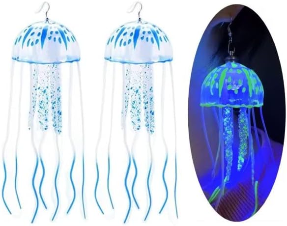 Illuminate Your Night: LED Jellyfish Earrings for Epic Parties!