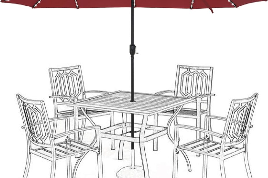 Illuminate Your Outdoors: HERA'S PALACE 13ft Patio Umbrella Review