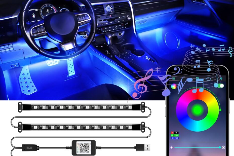 Illuminate Your Ride: Discover LivTee's Smart RGB Car Interior Lights!