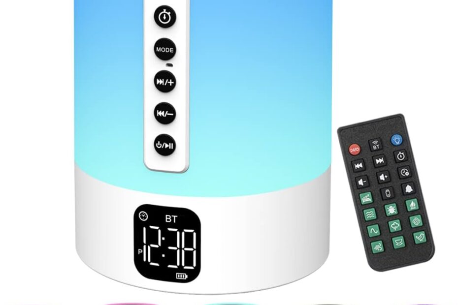 Illuminate Your Sleep: The Ultimate Alarm Clock Bluetooth Speaker for Kids & Teens!