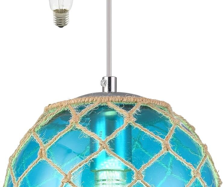 Illuminate Your Space: A Review of the Coastal Blue Pendant Light for Beachy Vibes