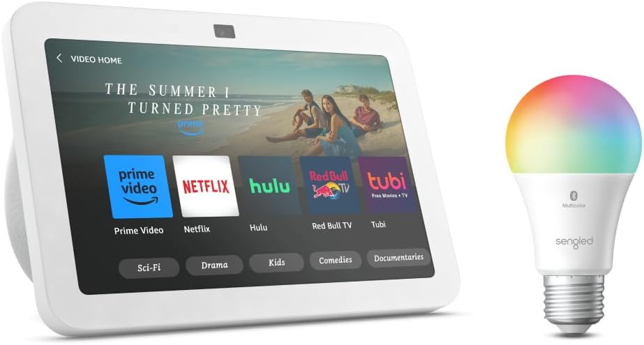 Illuminate Your Space: A Review of the Echo Show 8 with Sengled Smart Color Bulb