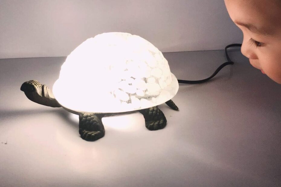 Illuminate Your Space: A Review of the HUIMEIJU Stained Glass Turtle Night Light