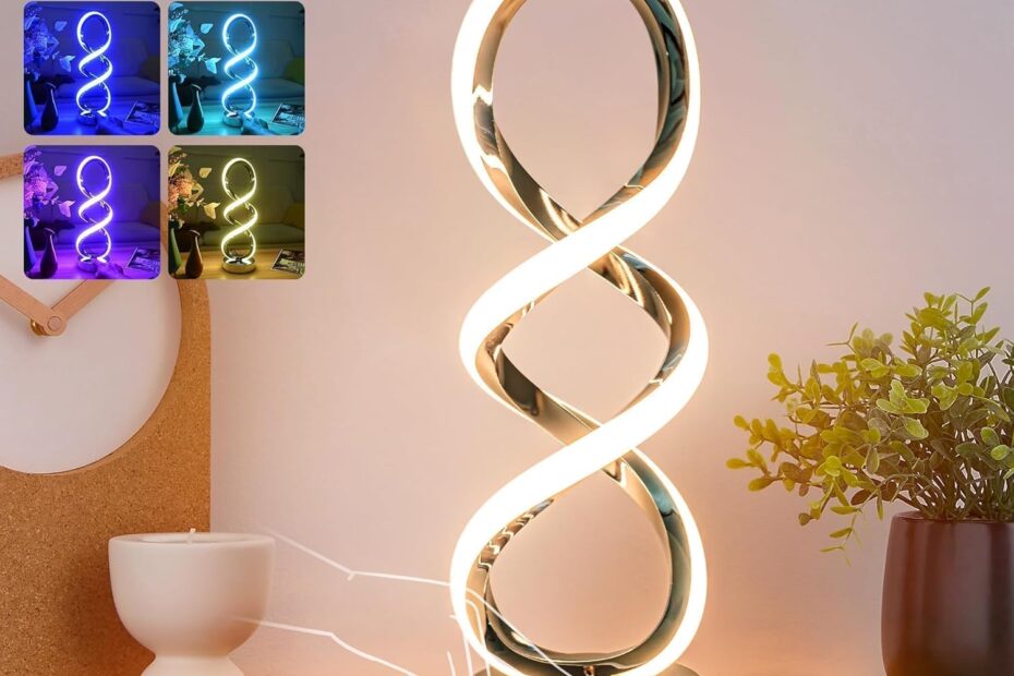 Illuminate Your Space: A Review of the Modern Spiral RGB Table Lamp