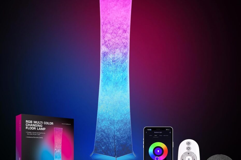 Illuminate Your Space: LEONC 61" RGB Floor Lamp Review & Recommendation