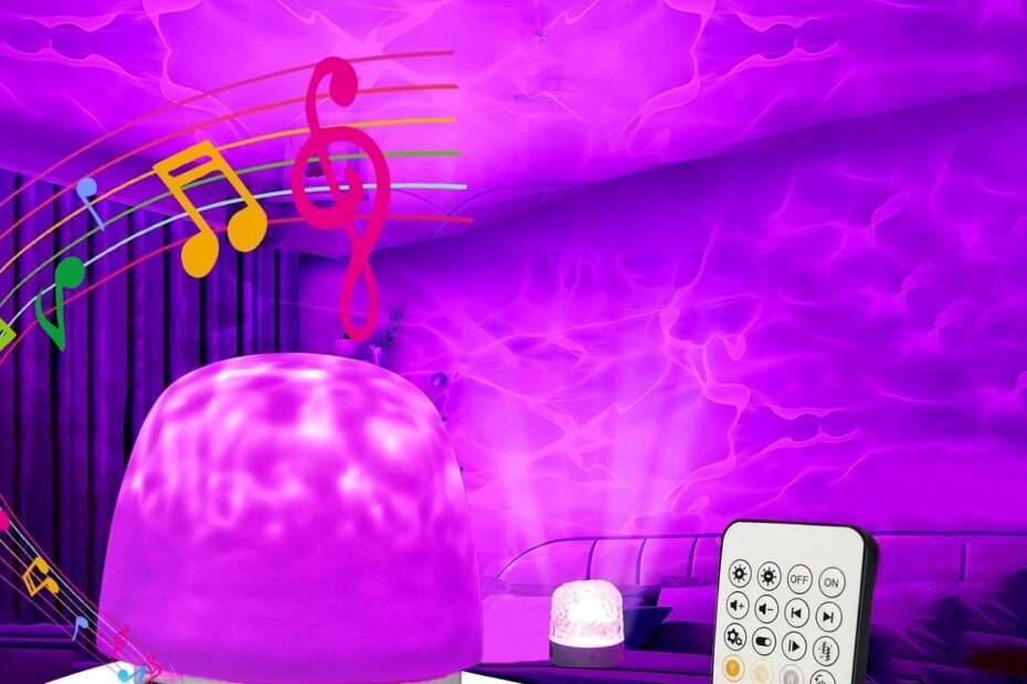 Illuminate Your Space: Luminorthe Cube Lamp Review - The Ultimate Ocean Wave Projector!