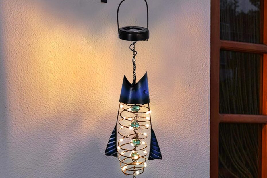 Illuminate Your Space: Review of Solar Fish Hanging Patio Lights
