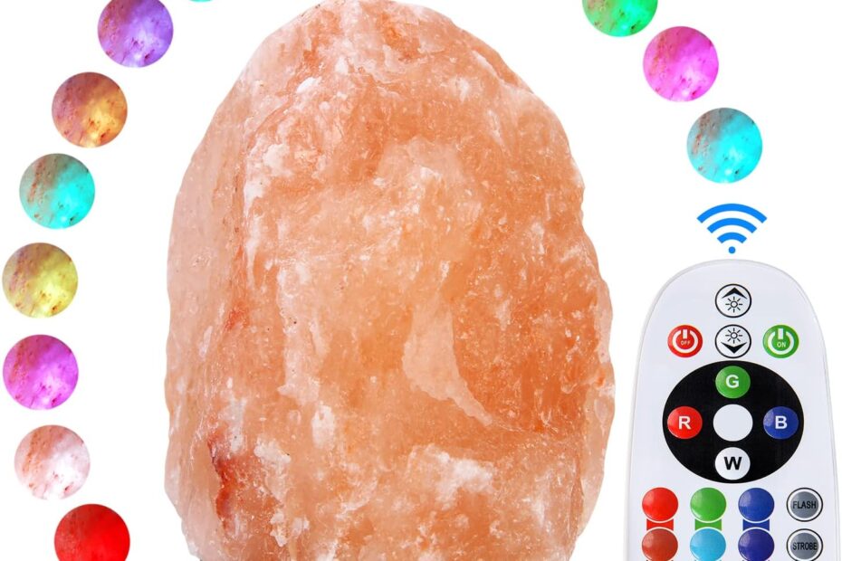 Illuminate Your Space: Review of the 5.5 Inch Himalayan Salt Lamp with Remote Control
