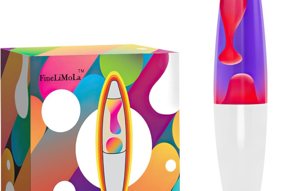 Illuminate Your Space: The 14’’ White Base Magma Liquid Motion Lamp Review