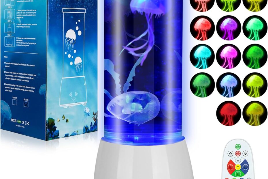 Illuminate Your Space: The 17 Color Changing Jellyfish Lamp Review