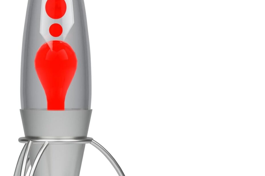 Illuminate Your Space: The 17-Inch Volcanic Red Nightlight Lamp Review