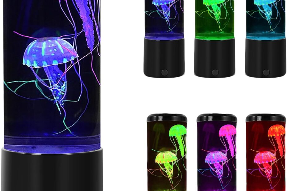 Illuminate Your Space: The Enchanting 7-Color Jellyfish Lamp Review