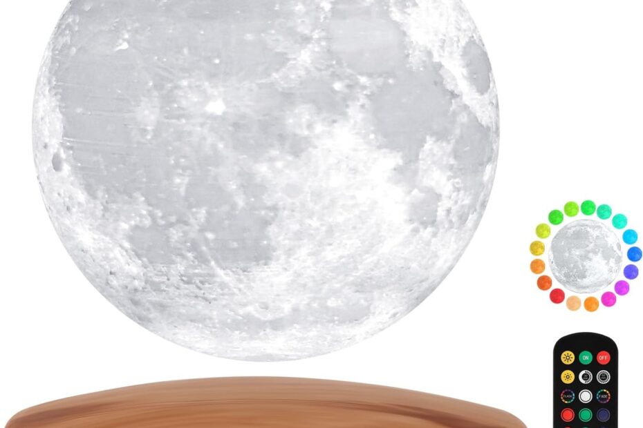 Illuminate Your Space: The Enchanting Levitating Moon Lamp Review
