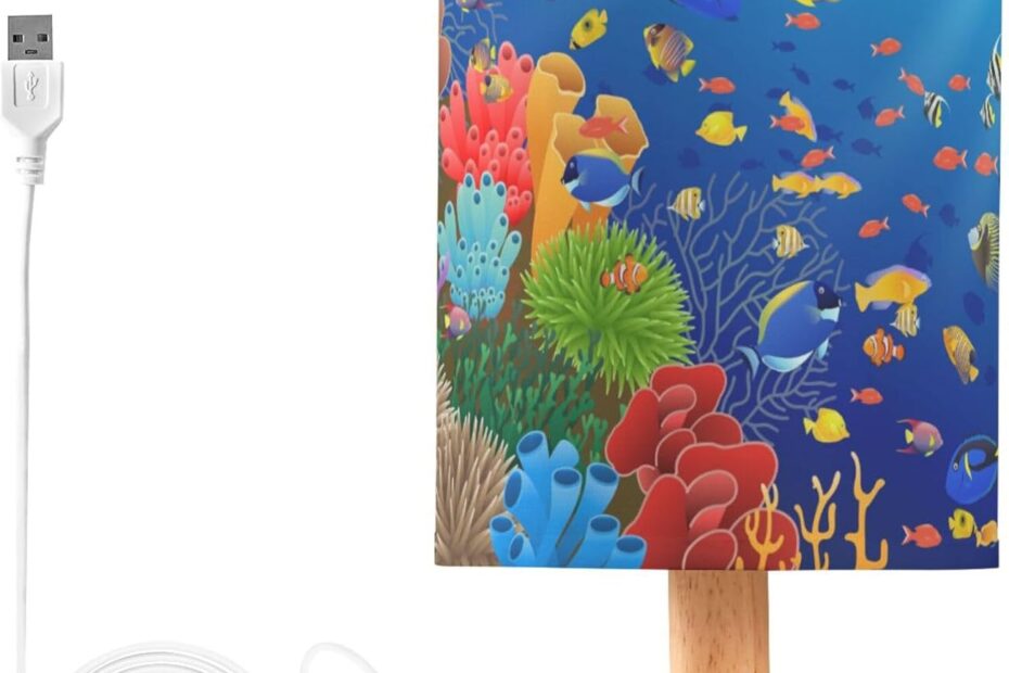 Illuminate Your Space: The Enchanting Underwater Sea Fish Table Lamp Review