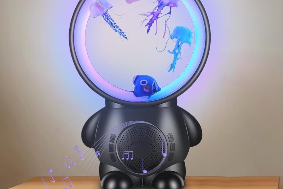 Illuminate Your Space: The Ultimate Jellyfish Lamp & Bluetooth Speaker Combo!