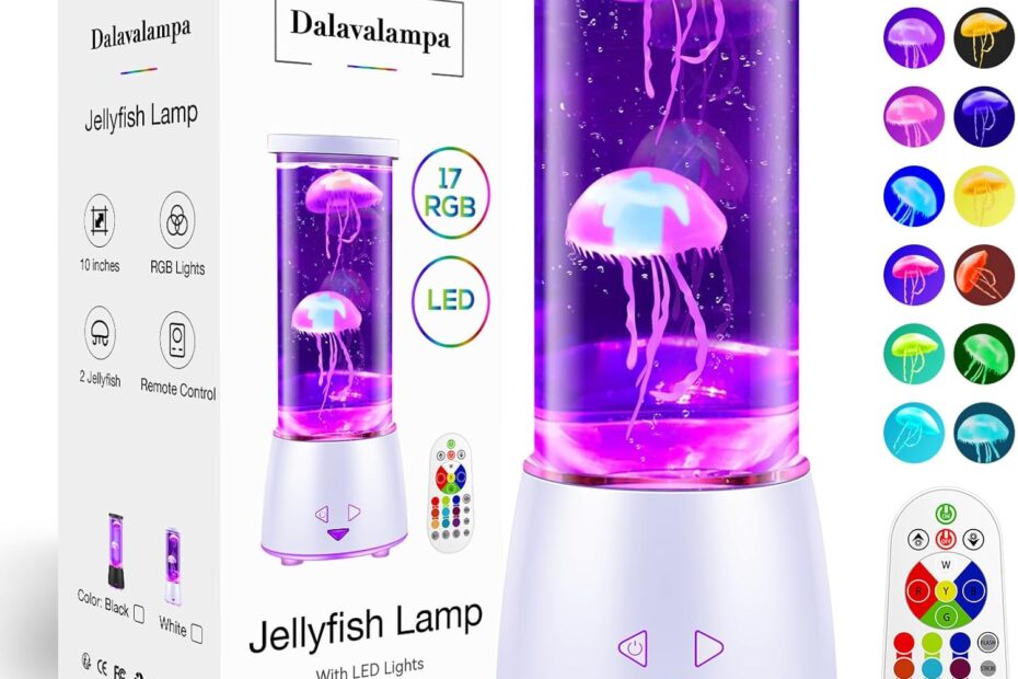 Illuminate Your Space: The Ultimate LED Jellyfish Tank Table Lamp Review