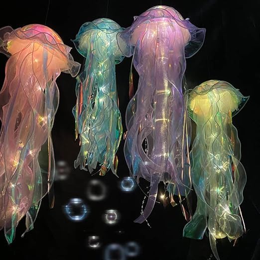 Illuminate Your Underwater Fantasy: 4PCS Jellyfish LED Lights Review