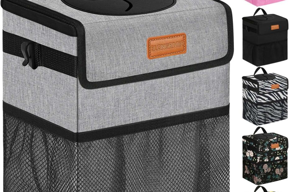 Keep Your Ride Clean: The Perfect Back Seat Car Trash Can!