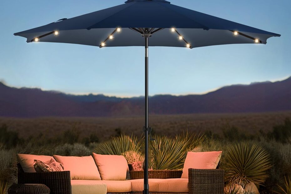 Light Up Your Outdoors: Review of the wikiwiki 10FT Solar LED Patio Umbrella