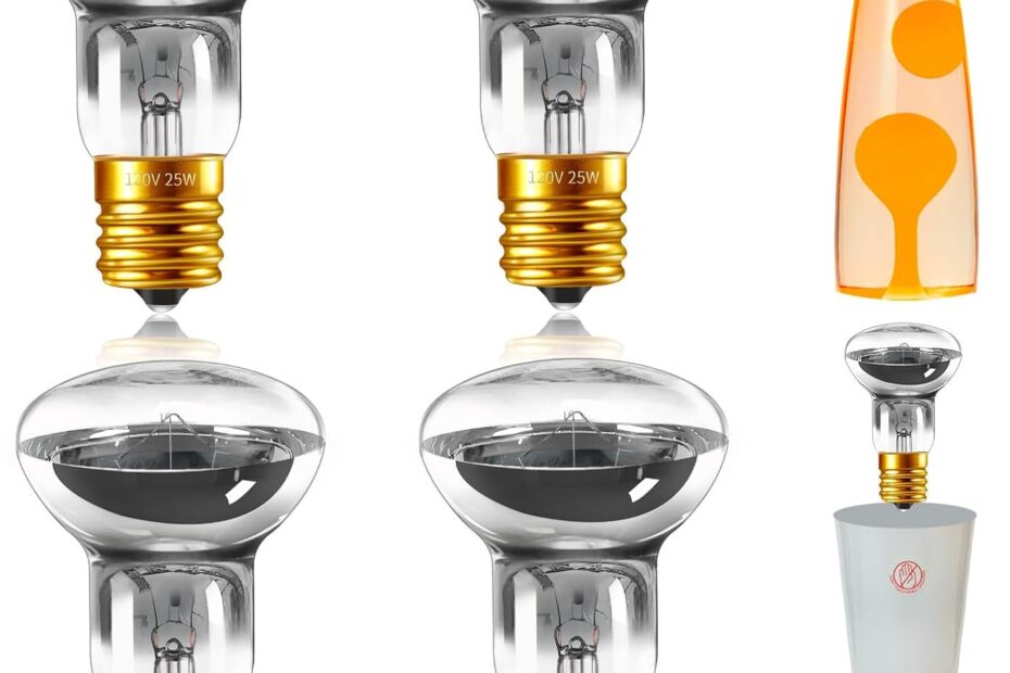 Light Up Your Vibe: Review of Lava Lamp Bulbs 25 Watt - Warm Glow for Your Glittering Retreat!