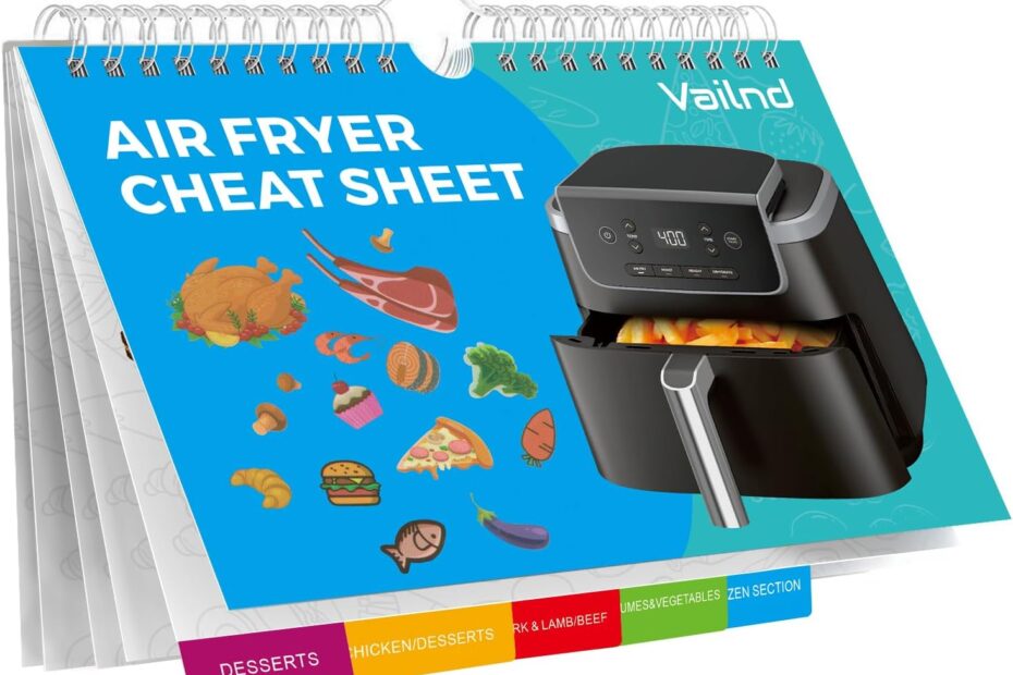 Master Your Air Fryer: Quick Reference Cheat Sheet Magnets & Cooking Guide