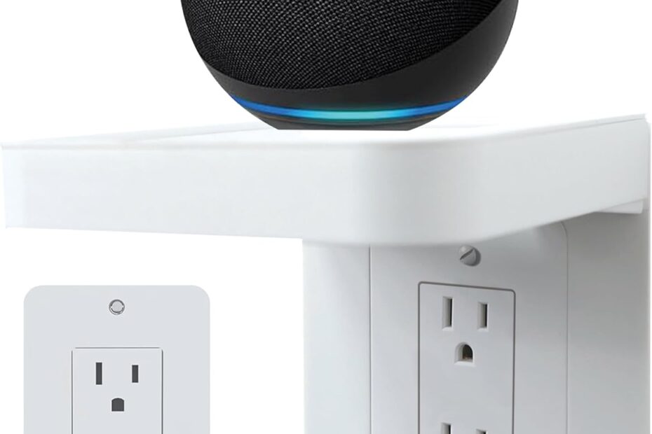Maximize Space and Style: The Ultimate Outlet Shelf Holder for Smart Devices