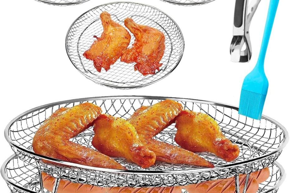 Maximize Your Air Fryer: Review of Stackable Dehydrator Racks for Ultimate Cooking Flexibility!