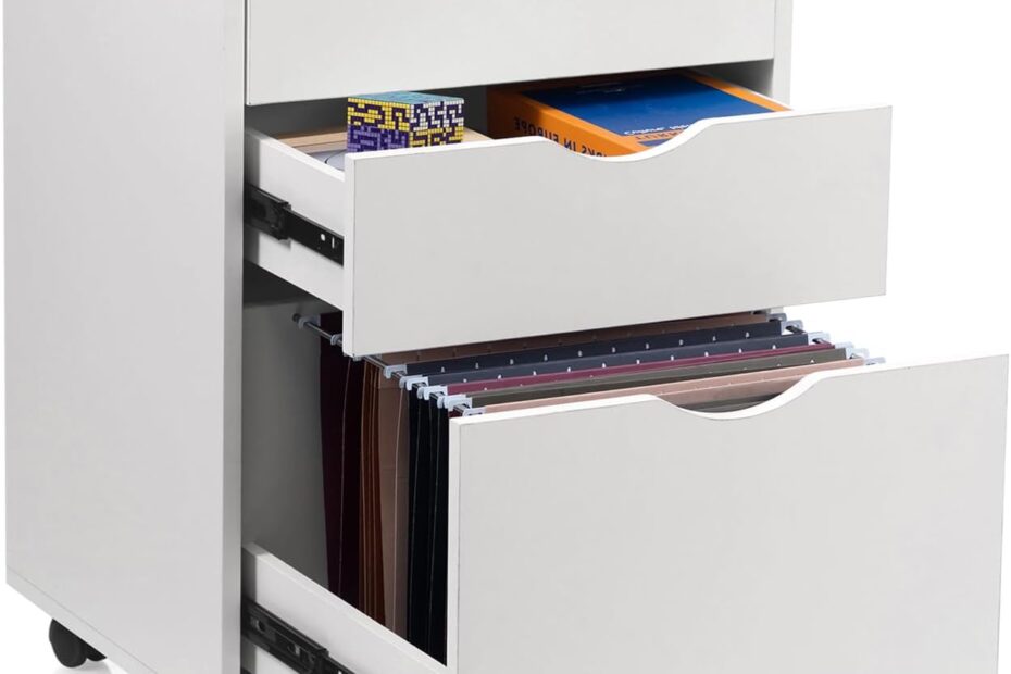 Maximize Your Space: HollyHOME 3-Drawer Rolling File Cabinet Review
