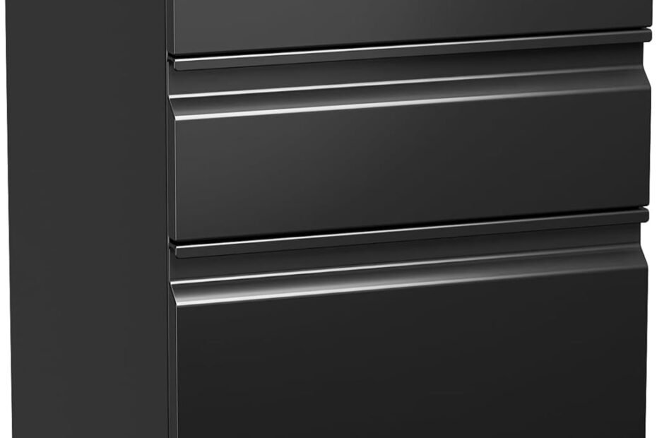 Maximize Your Space: Review of the 3 Drawer Mobile File Cabinet with Lock