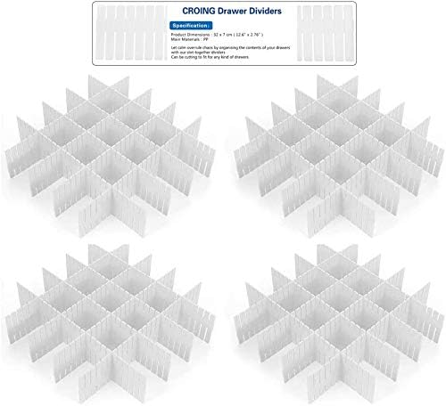 Maximize Your Space: Review of the 32pcs Drawer Dividers for Ultimate Organization!