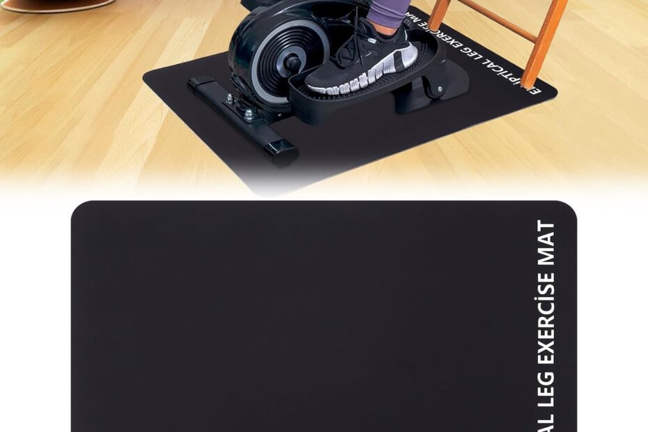 Maximize Your Workout: TOBWOLF Non-Slip Mat Review for Ellipticals and Under-Desk Exercisers
