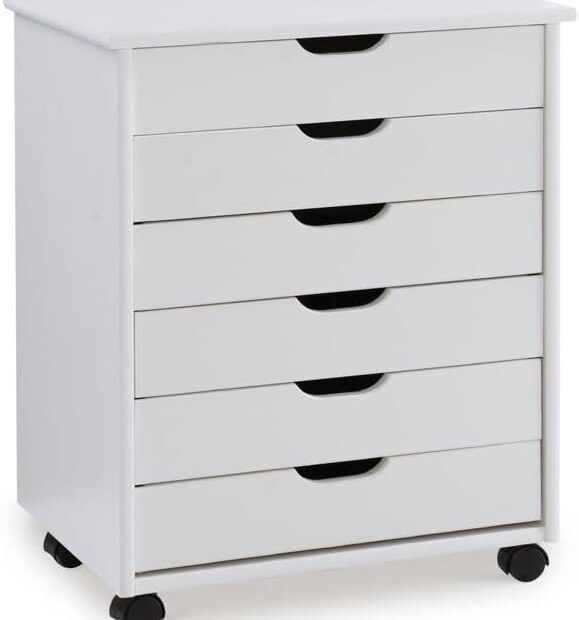 Organize in Style: Linon Bridgton 6-Drawer Rolling Storage Chest Review