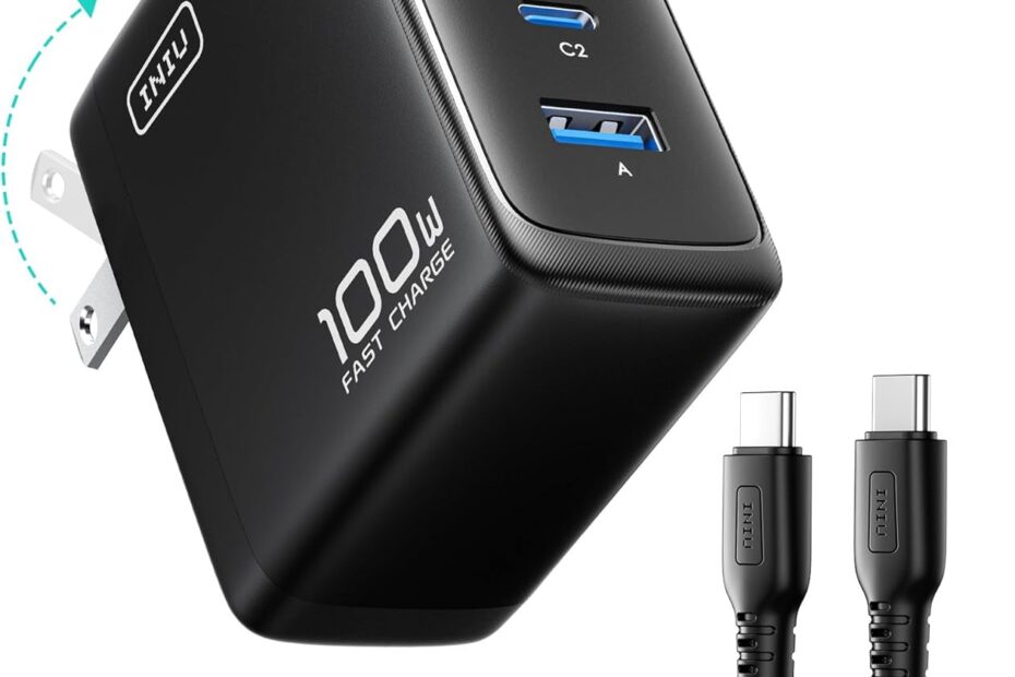 Power Up Fast: INIU 3-Port 100W USB C Charger Review