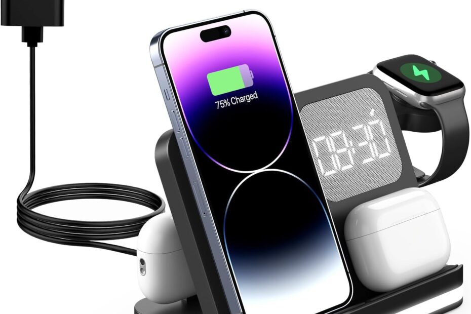Power Up in Style: The Ultimate 7-in-1 Wireless Charging Station for Apple Devices